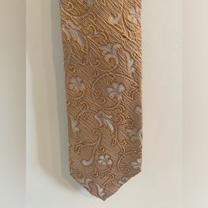 Ermenegildo Zegna Classic Floral Silk Necktie Made In Italy Luxury